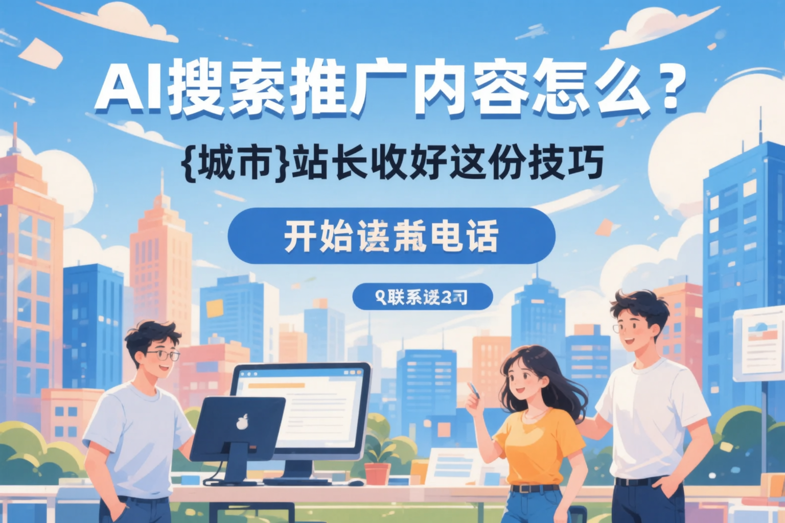 AI搜索推广内容怎么写？阿克苏站长收好这份技巧