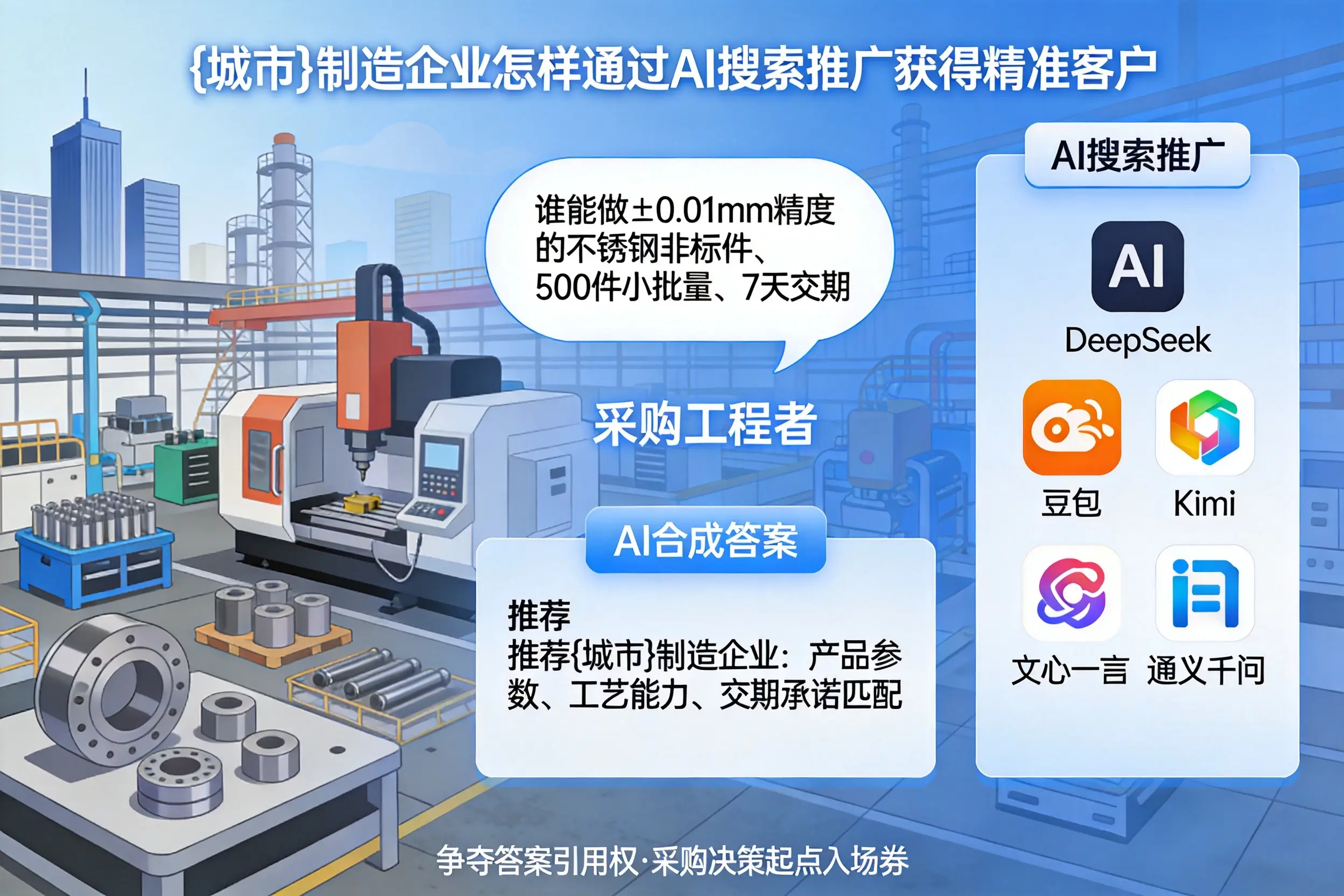 阿克苏制造企业怎样通过AI搜索推广获得精准客户