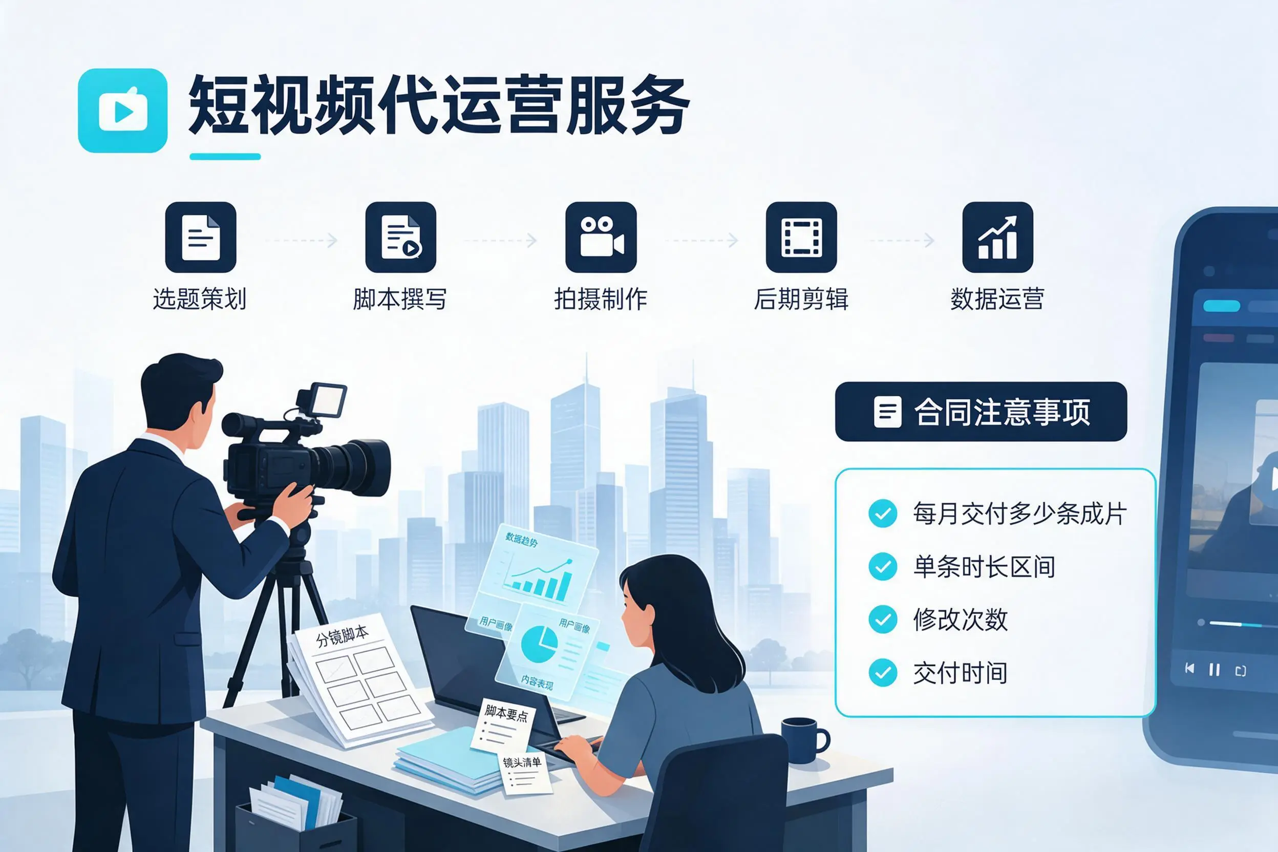 短视频代运营包含哪些服务？阿克苏企业常见问题科普