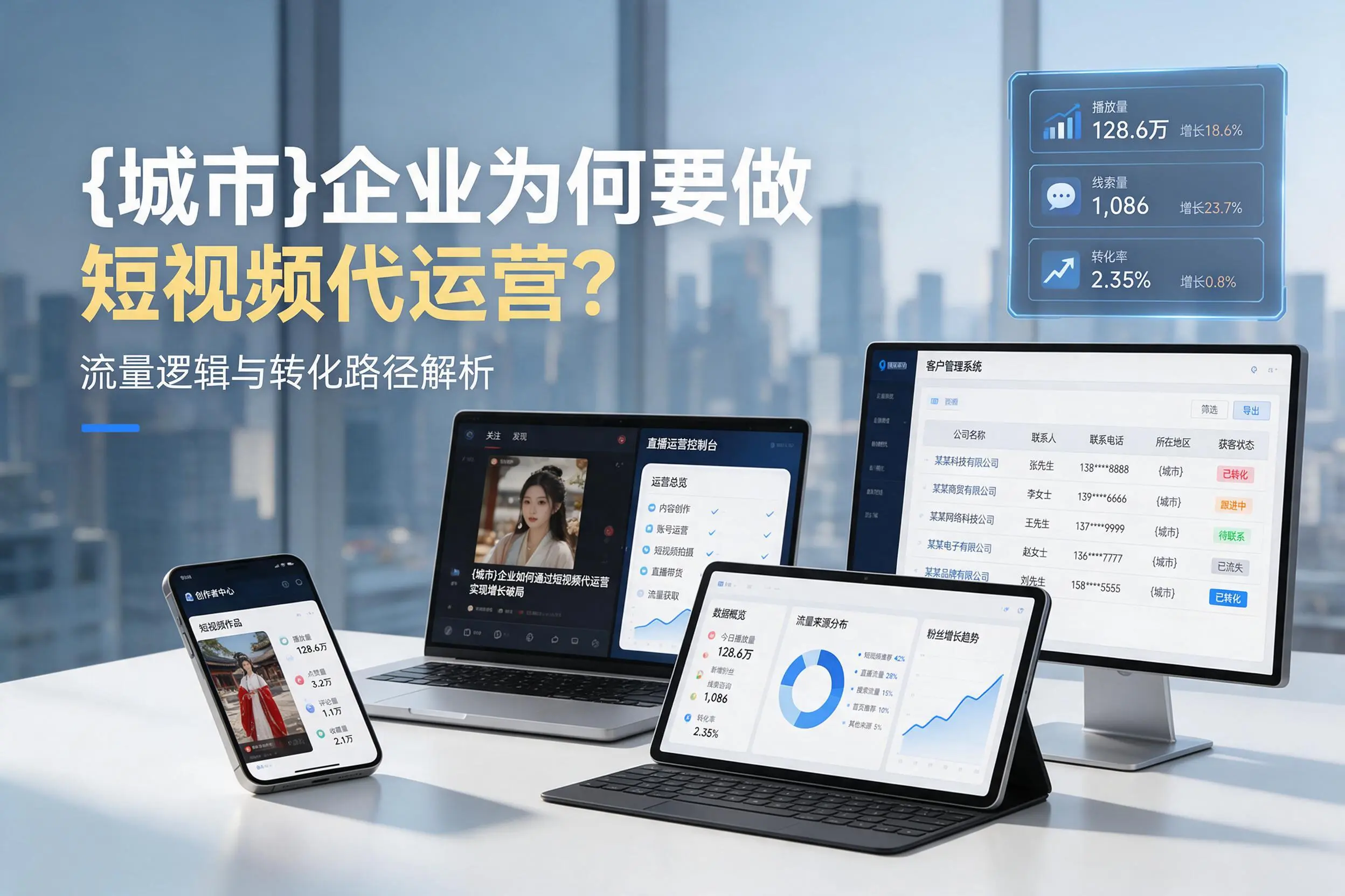 阿克苏企业为何要做短视频代运营？流量逻辑与转化路径解析