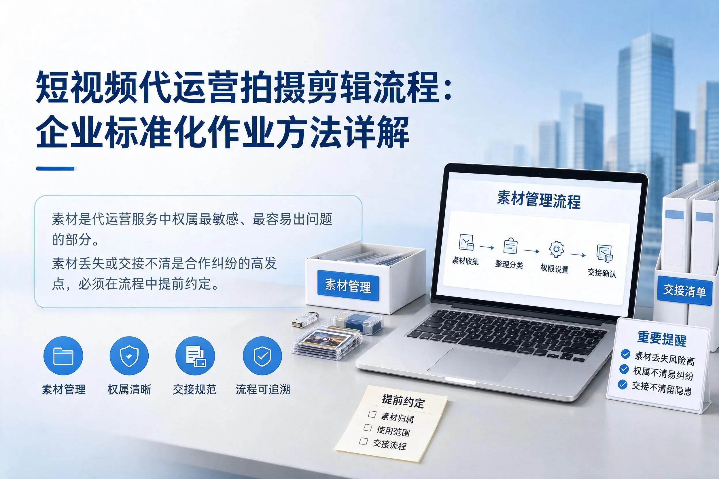 短视频代运营拍摄剪辑流程:阿克苏企业标准化作业方法详解