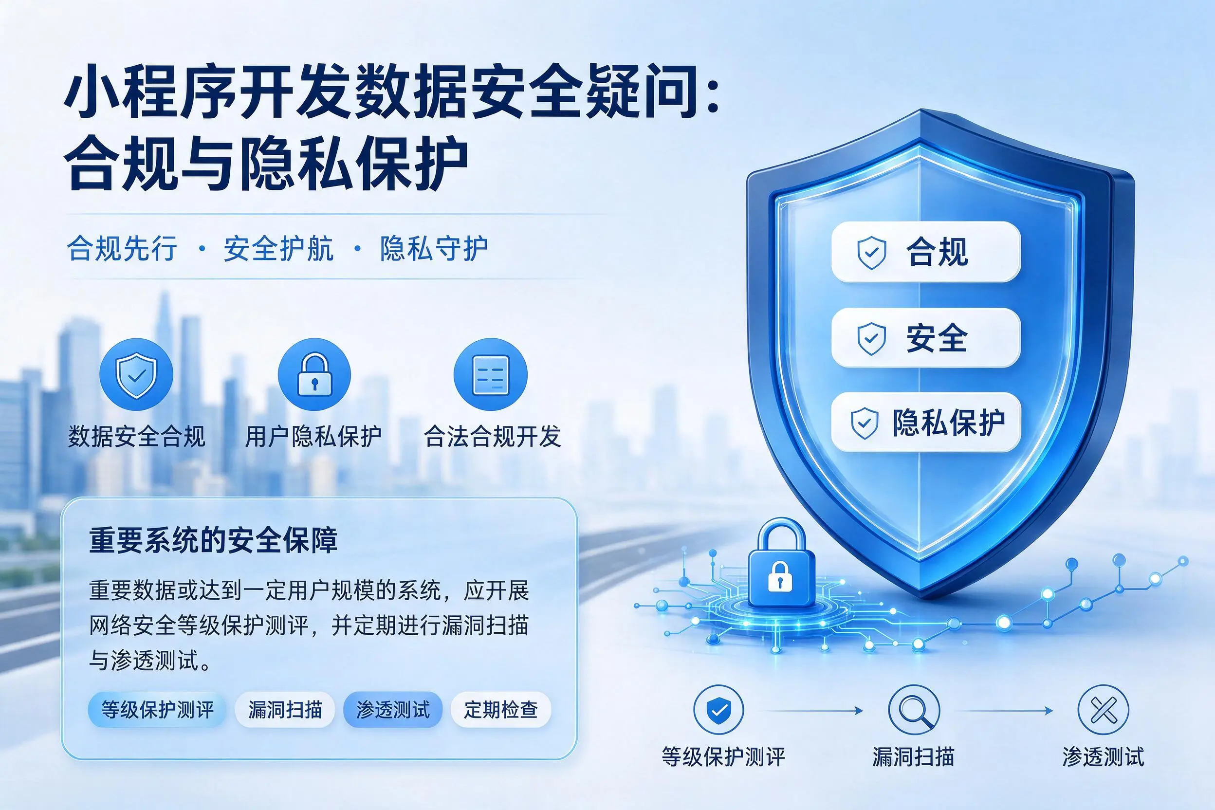 阿克苏小程序开发数据安全疑问：合规与隐私保护
