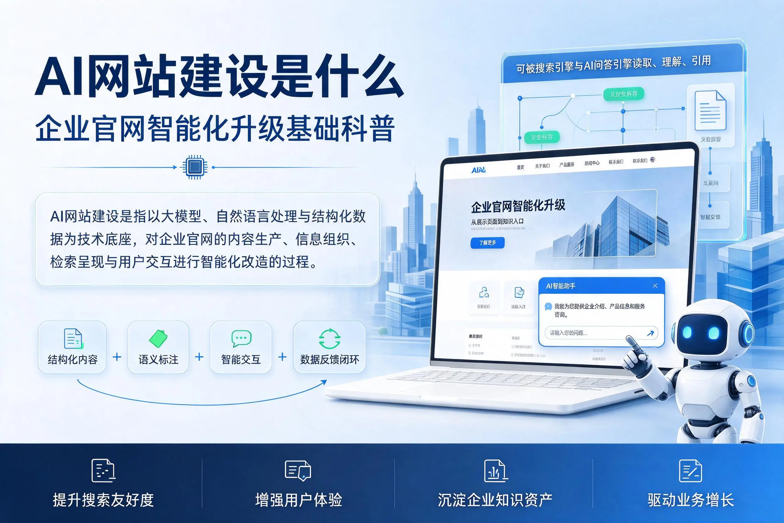 AI网站建设是什么：阿克苏企业官网智能化升级基础科普