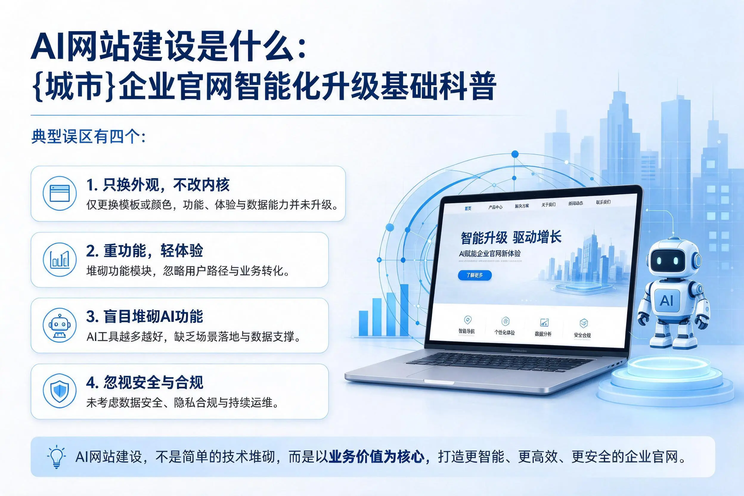 AI网站建设是什么：阿克苏企业官网智能化升级基础科普